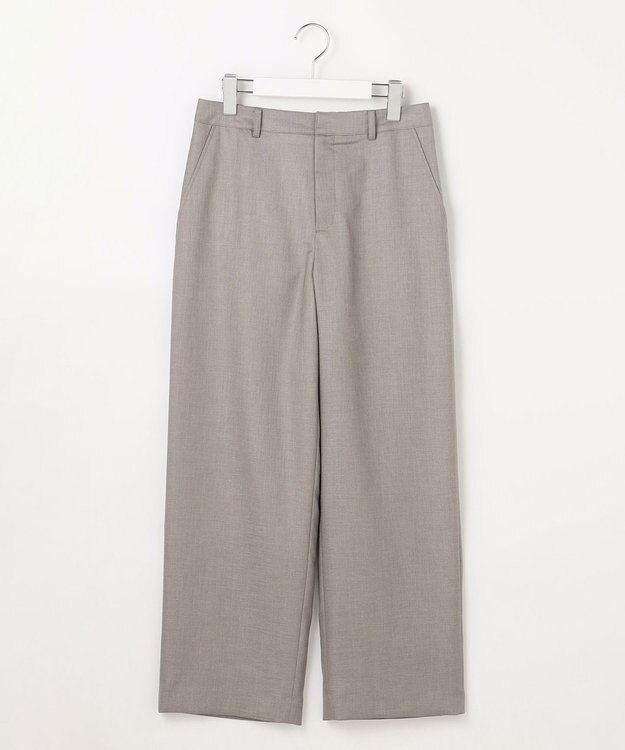 J.PRESS LADIES L OXIJEWEL ストレッチ ストレート パンツ グレー系