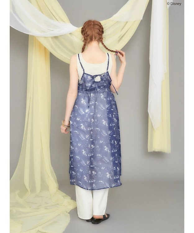 AMERICAN HOLIC 総柄シアーキャミワンピース／Ｄｉｓｎｅｙ Navy