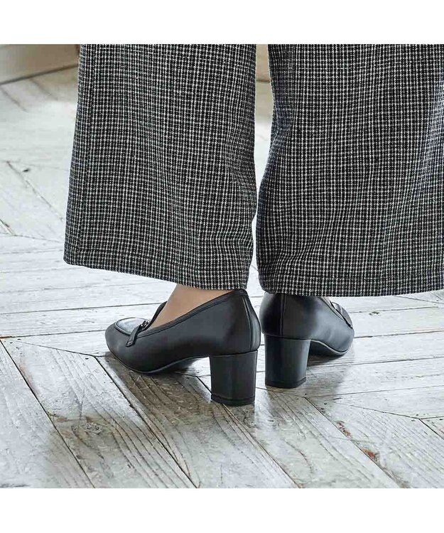 Riz raffinee <Riz raffinee>ビットヒールアップローファー ブラック