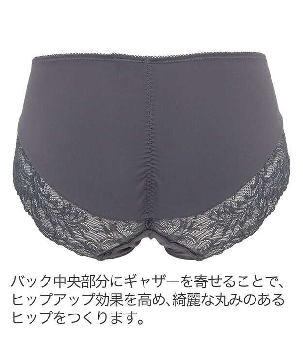 BRADELIS New York 【BRADELIS New York】サポートバックラインスタイルショーツ22A1 チャコール