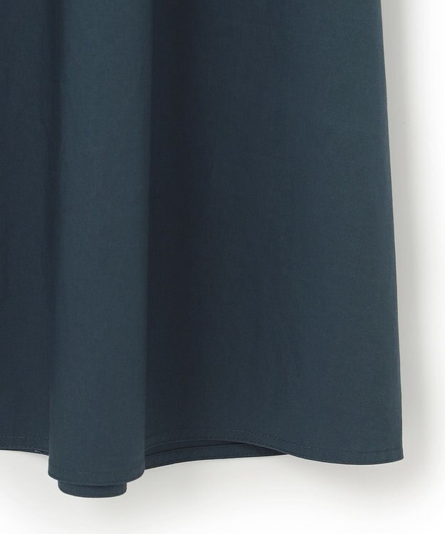 23区 【洗える】コンパクトコットンツイル シャツ ワンピース マリンブルー系