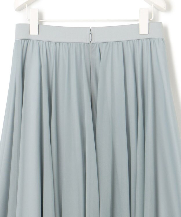 ICB 【洗える】ハイゲージチュール スカート フォグブルー系