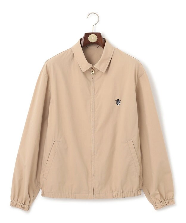 J.PRESS MEN TCポプリン ジップアップ デッキブルゾン ベージュ系