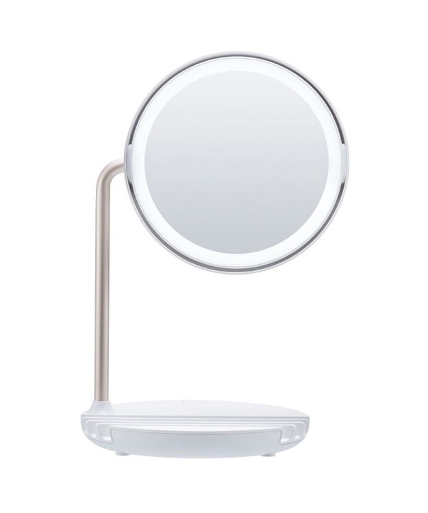 YAMATO テーブル＆キッチン 【フェスティノ】充電式LEDファンミラー  サンドベージュ  SMHB-032-SB ベージュ