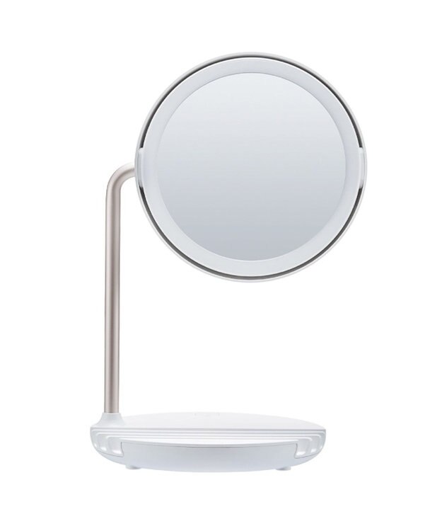 YAMATO テーブル＆キッチン 【フェスティノ】充電式LEDファンミラー  サンドベージュ  SMHB-032-SB ベージュ