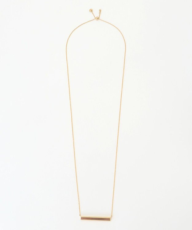 自由区 【カタログ掲載】ストーンランドスケープ ネックレス マットゴールド