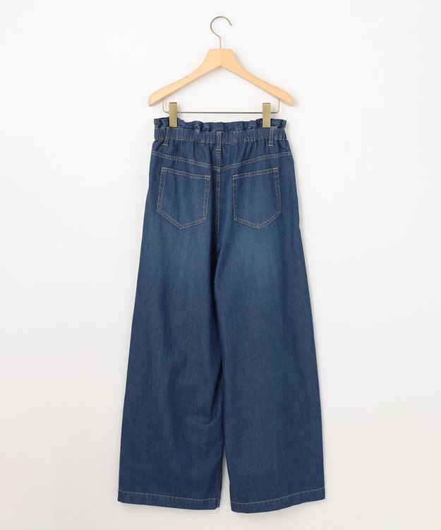 組曲 【先行予約】ライトオンスデニム ワイドシルエットパンツ インディゴ系