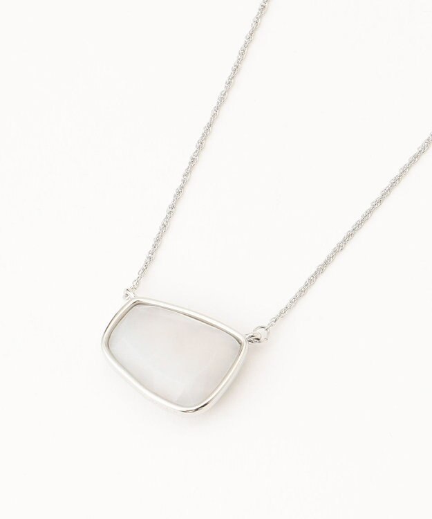 自由区 【長さ調節可】リバーシブルネックレス シルバー系