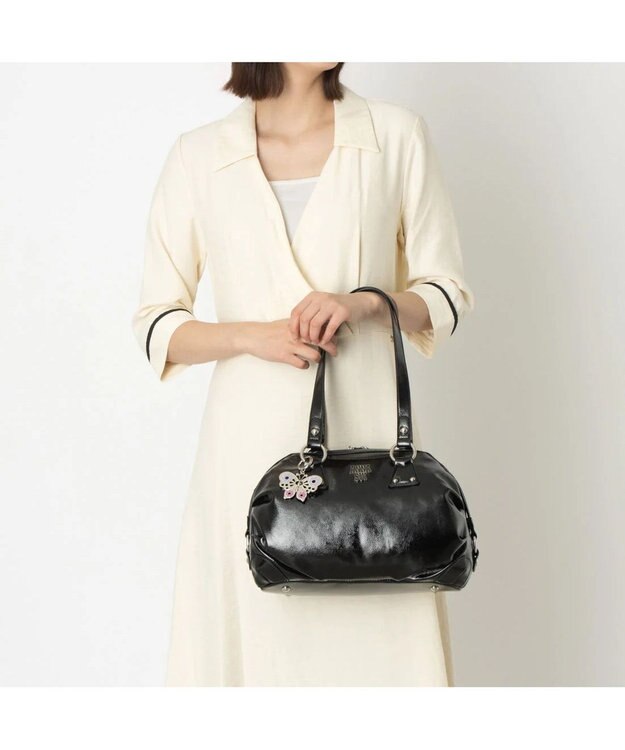 ANNA SUI ルーチェ ボストンバッグ クロ