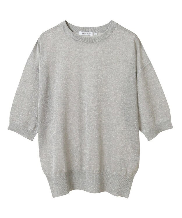 AMERICAN HOLIC ラメシアーニット Light Gray