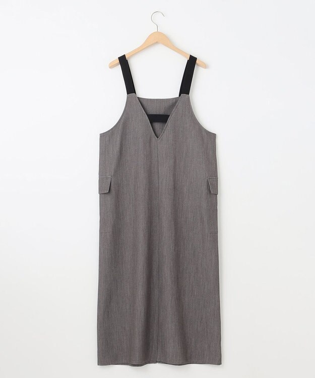 SHARE PARK LADIES TRストレッチジャンスカ ライトグレー系