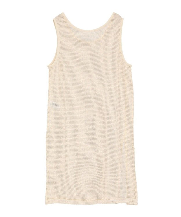 Green Parks メッシュロングベスト Light Beige