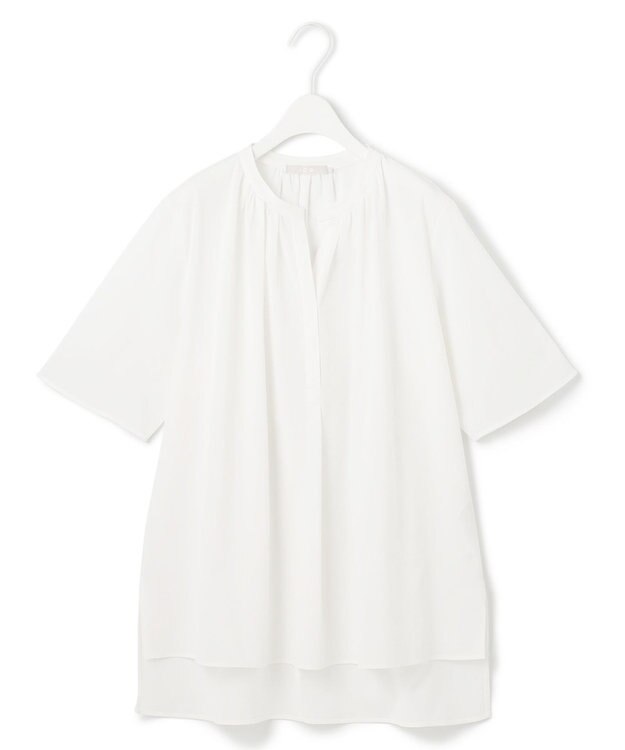 ICB L 【洗える】 サラドラトリコット カットソー オフホワイト系