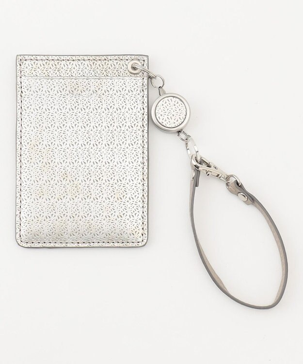 airlist リール付きパスケース Lily リリィ シルバー