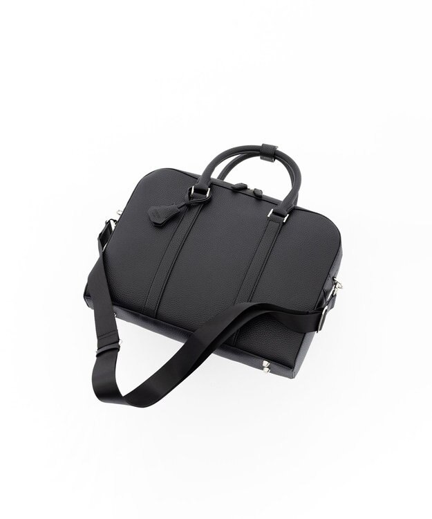 JOSEPH HOMME シンセティックシュリンクレザー  ブリーフバッグ ブラック系