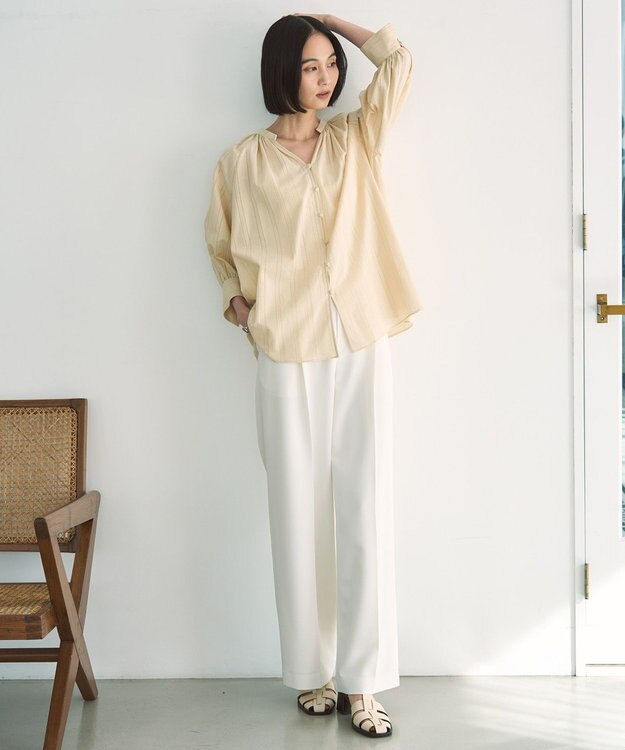 UNFILO イージーチノ ベルト付きパンツ オフ