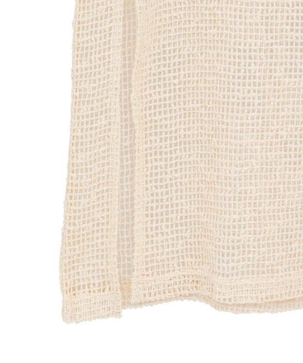 Green Parks メッシュロングベスト Light Beige