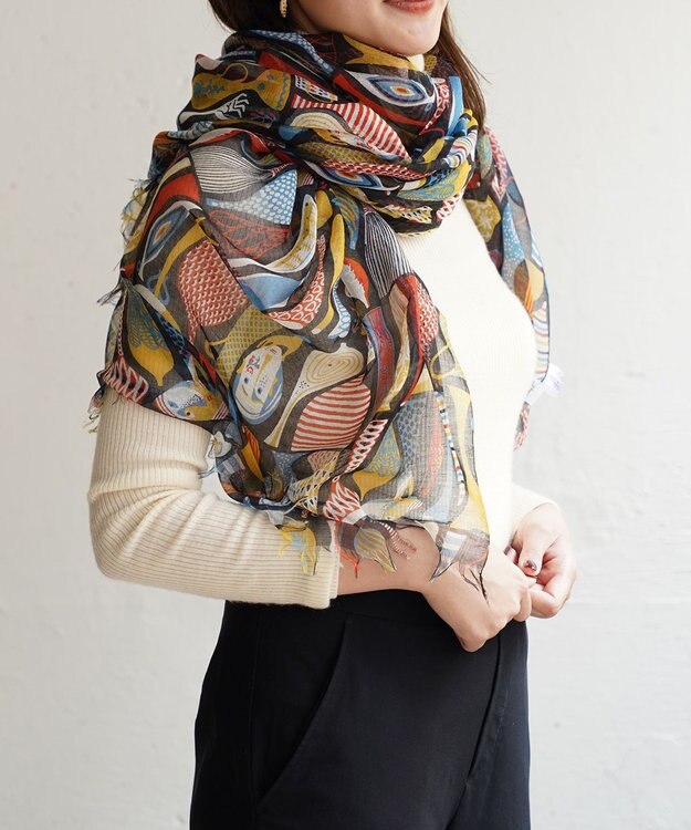 muto スティグリンドベリ ポテリー シルクカシミヤストール lindberg mulch