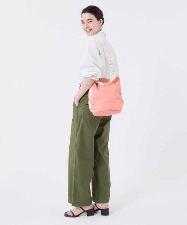 LeSportsac CONVERTIBLE BUCKET BAG/コーラルパンチ/メレンゲ コーラルパンチ/メレンゲ
