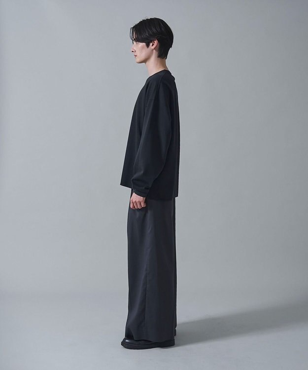 WEGO リバーシブルワンポイントT（LS） ブラック