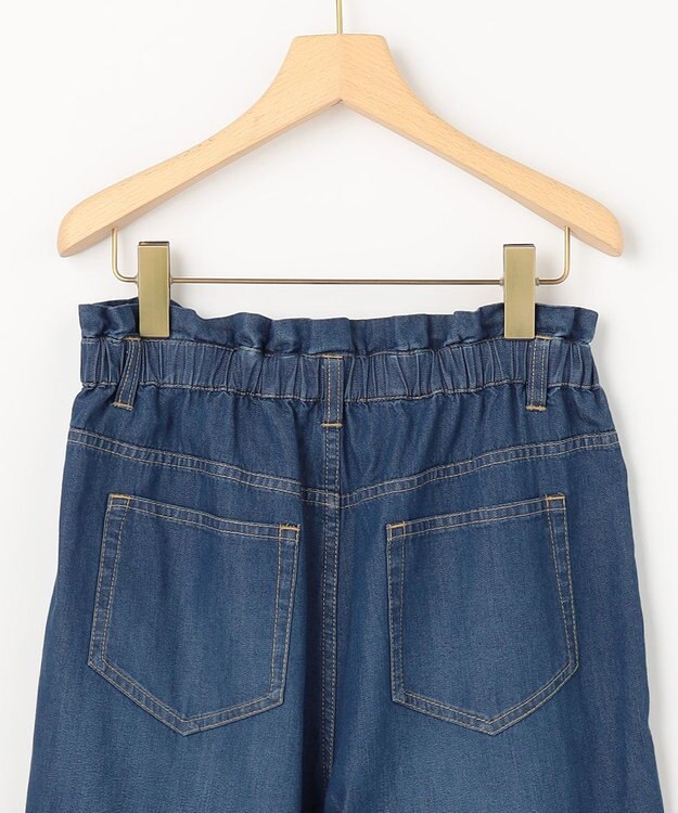 組曲 【先行予約】ライトオンスデニム ワイドシルエットパンツ インディゴ系