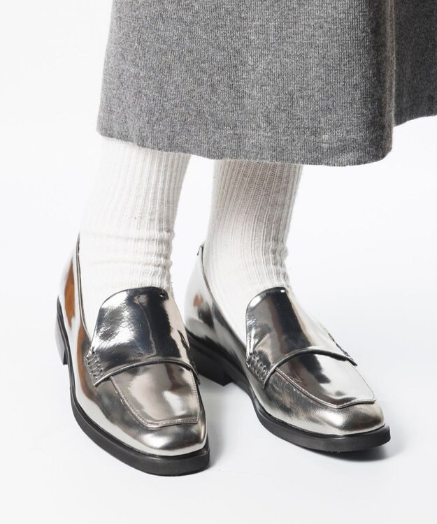 BONTRE 【LucaGrossi/ルカグロッシ】コインローファー/K315M-UA シルバー