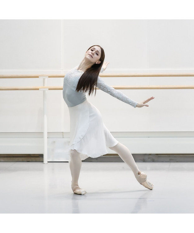 Chacott ◎【Nela ライン】巻きスカート オフホワイト