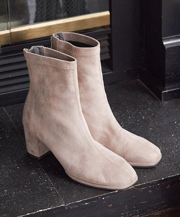 earth music&ecology ＯＲｉｅｎｔａｌ　ＴＲａｆｆｉｃ　フェイクスエードショート Beige