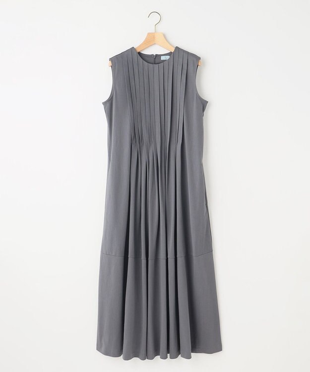 組曲 S サマージャージタック ワンピース グレー系