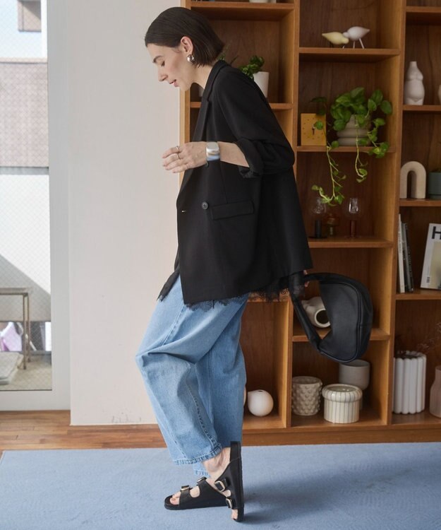 WEGO 【ANGIE VINTAGE】ダブルブレストジャケット ブラック