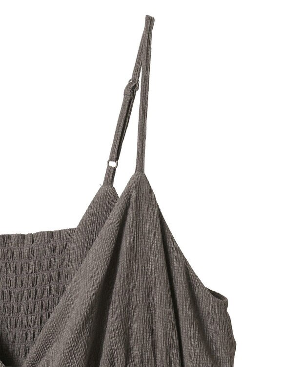 earth music&ecology ペプラムロンパース Mocha