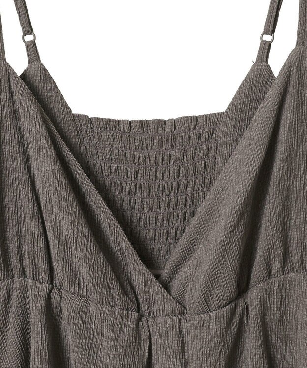 earth music&ecology ペプラムロンパース Mocha