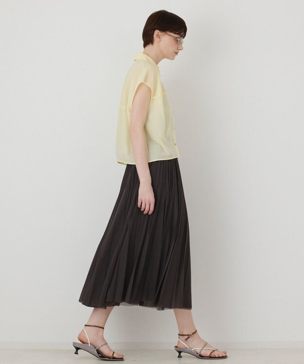 GRACE CONTINENTAL シアードルマントップ イエロー