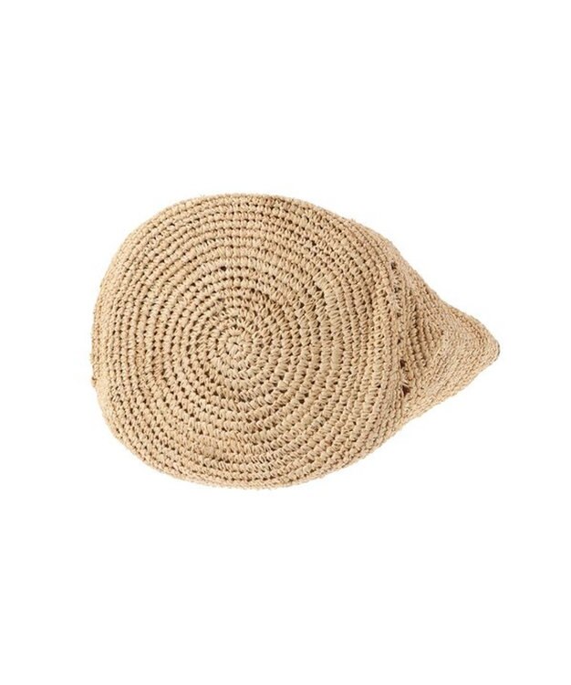 genten クロシェットラフィア　ハンドバッグ大 チャ