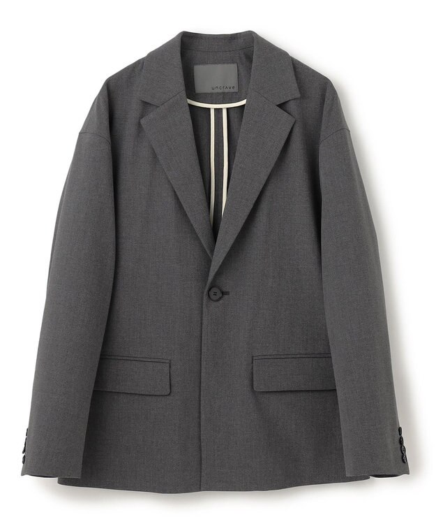 uncrave TRツイル ジャケット チャコール