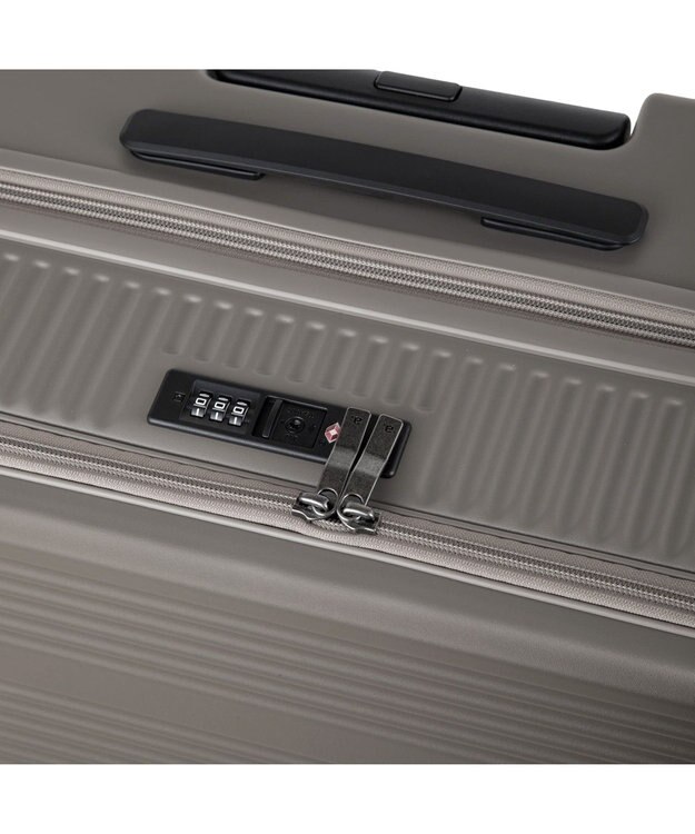 ACE BAGS & LUGGAGE ace. サルートン フロントオープンスーツケース M~Lサイズ 68～77L 05363 グレージュ