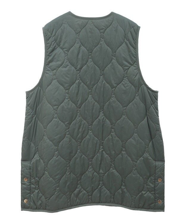 Green Parks キルティングＺＩＰベスト Khaki