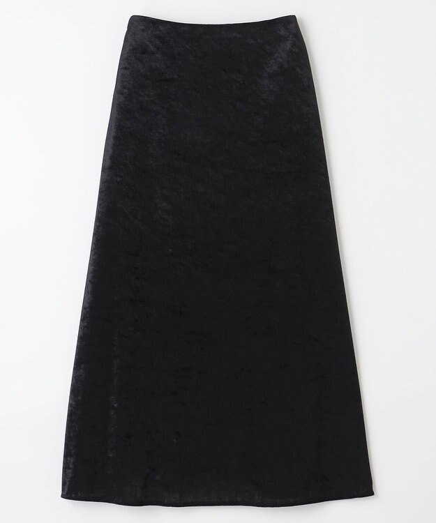 NAVE 【ReNAVE】クラッシュベロア スカート ブラック系