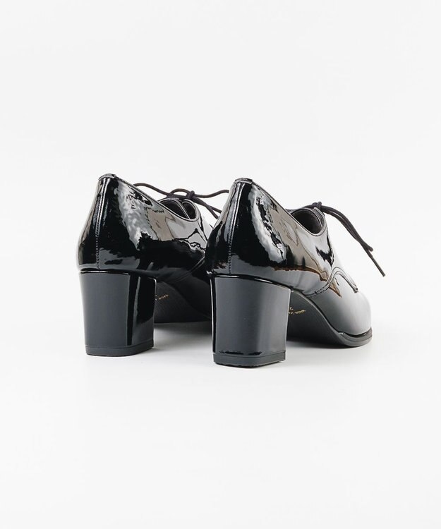 BONTRE 【pied du lapan/ピエドラパン】レースアップヒールパンプス/50679ZE ブラックエナメル