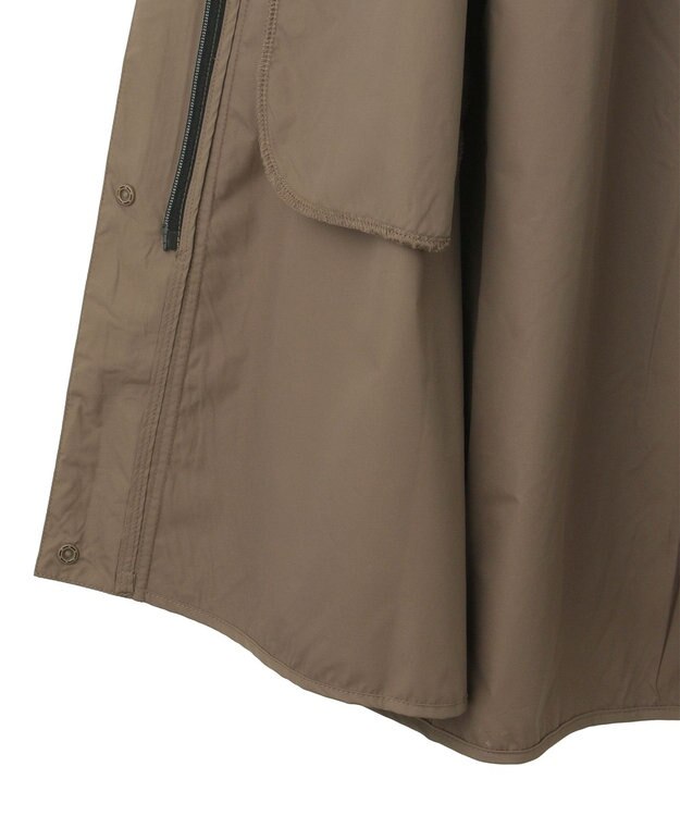 MOONBAT 【撥水】LIGNAGGIO ウエストギャザーフードコート モカブラウン