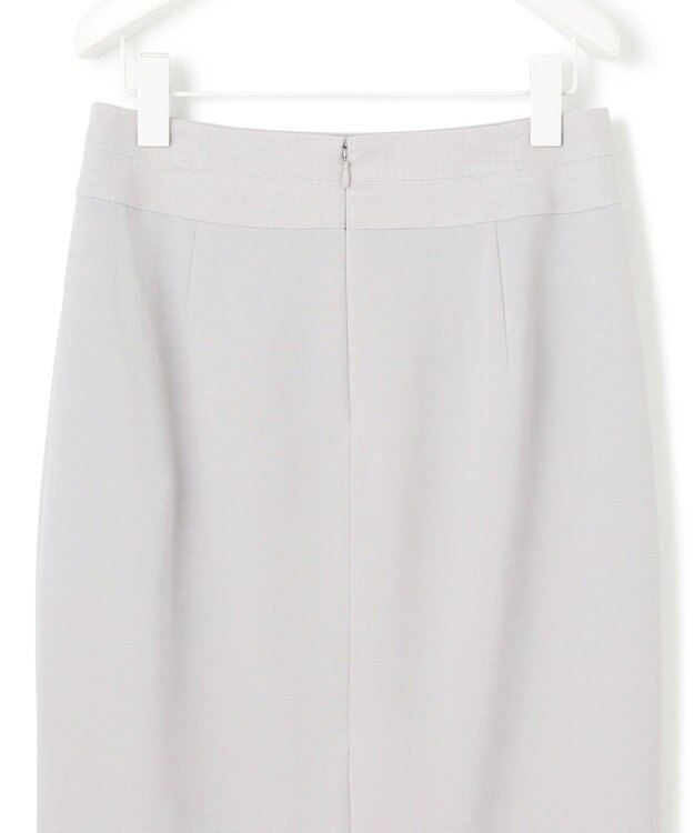 ICB 【接触冷感・速乾・防シワ・洗える】 レーヨンライクトロ タイトスカート ライトグレー系