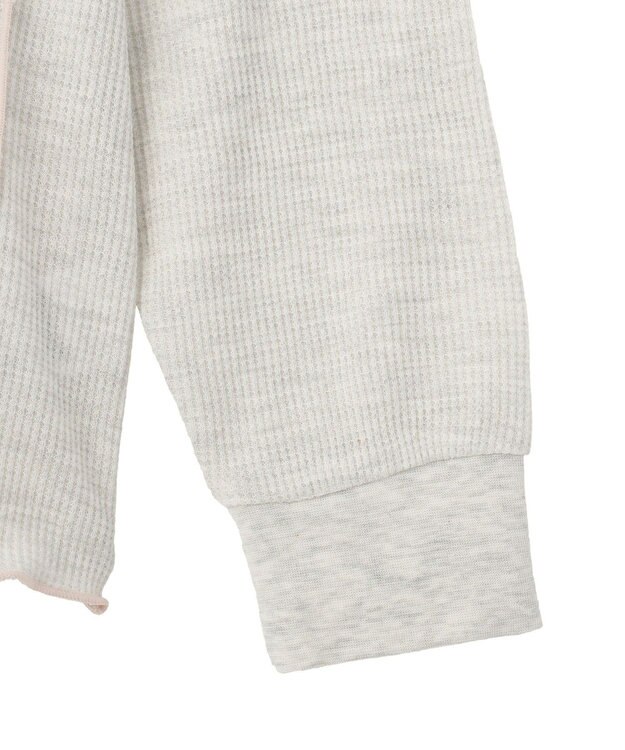 AMERICAN HOLIC 【選べる丈】ヘンリーネックワッフルメロープルオーバー Oatmeal