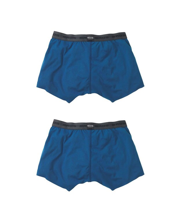 WACOAL MEN ボクサーパンツ 2枚セット 【オーガニック綿混ボクサー】 快適 吸汗速乾 抗菌防臭 やさしい肌あたり フリーカッティング(裾部分) 環境に配慮 前閉じ GT2310 /ブロス バイ ワコールメン コン