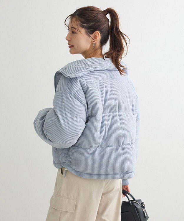 Green Parks ・ｓｗｉｎｇ　ｂｙ　コーデュロイスタンドブルゾン Gray