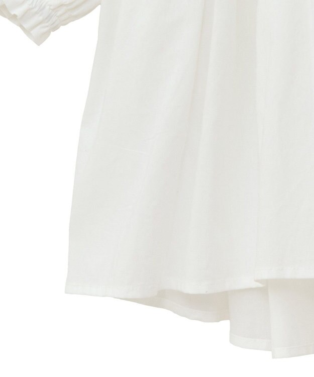 Green Parks ピンタックブラウス White