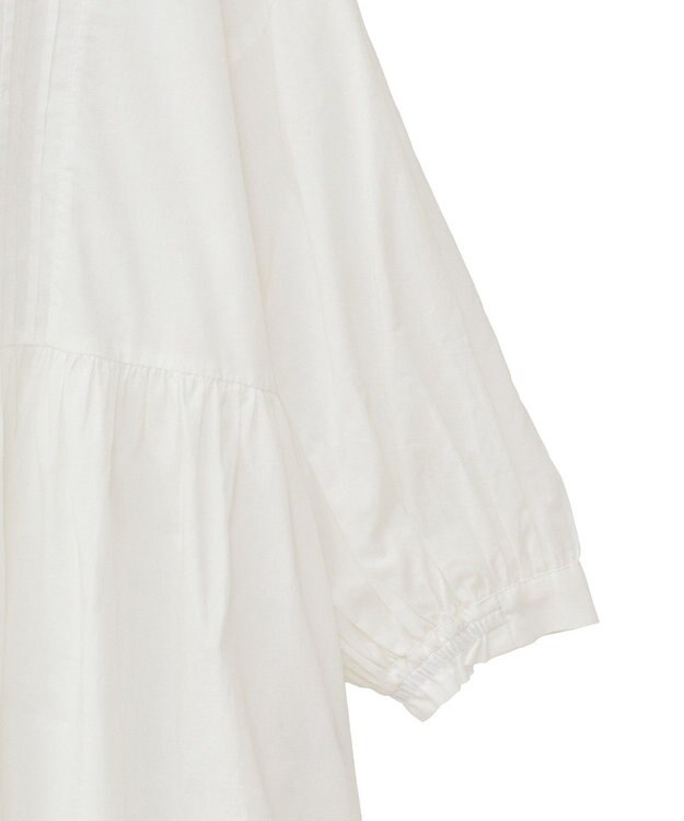 Green Parks ピンタックブラウス White