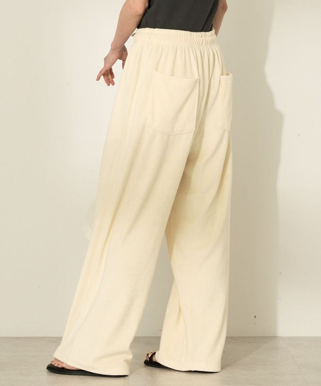 AMERICAN HOLIC パイルパンツ Ecru