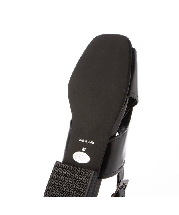 ing <ing>クロスベルトストラップサンダル ブラック