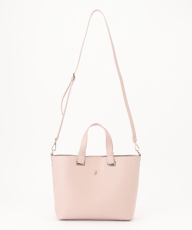 自由区 スムース2WAY バッグ ベージュ系