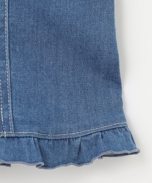 ANY KIDS デニム ミニ スカート インディゴ